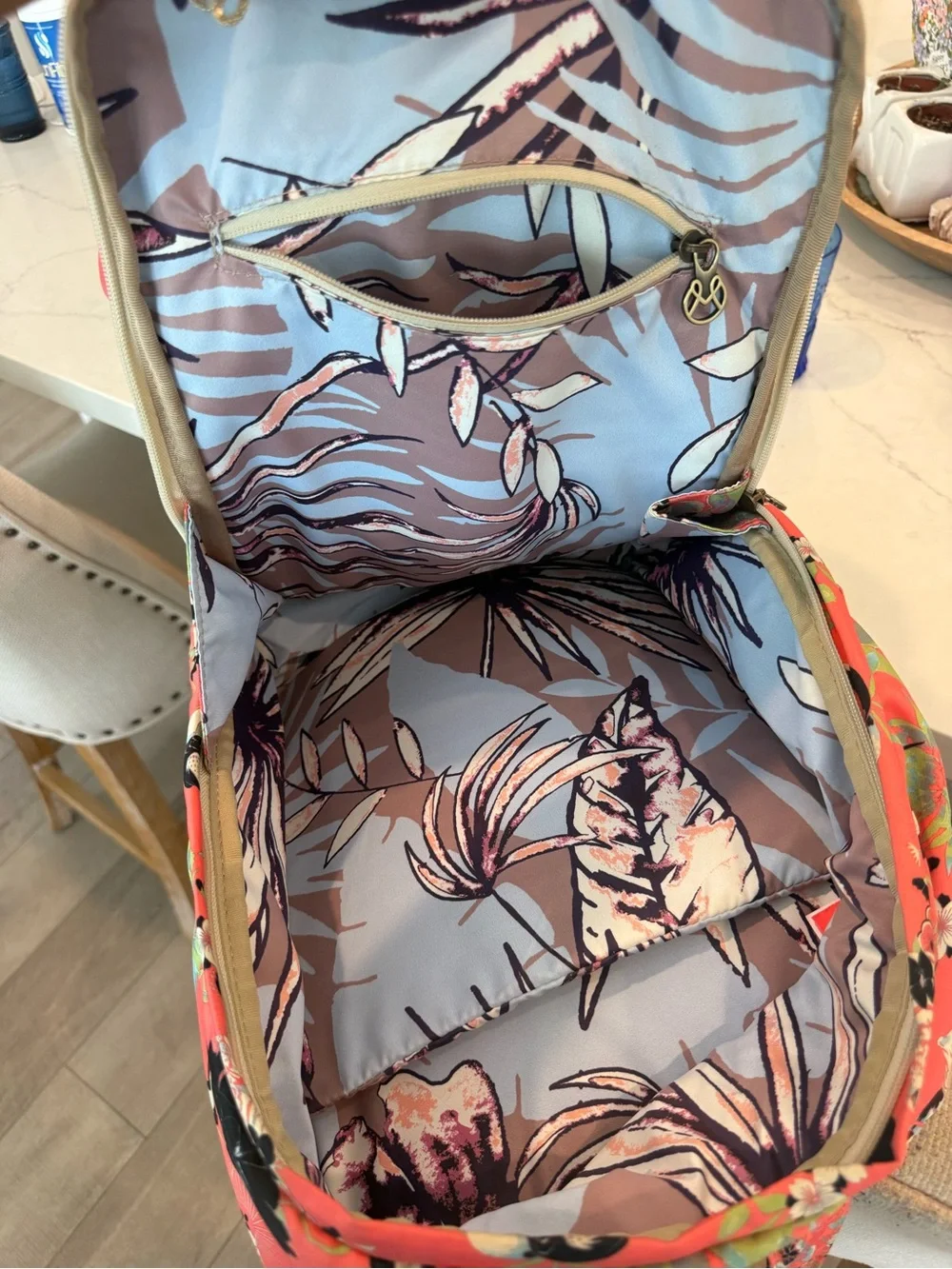 Maaji Coral Floral Backpack Tote